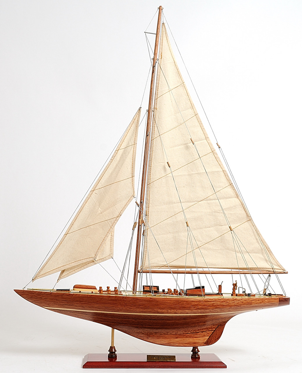 Endeavour Model Yacht 24"  with Optional Personalized Plaque