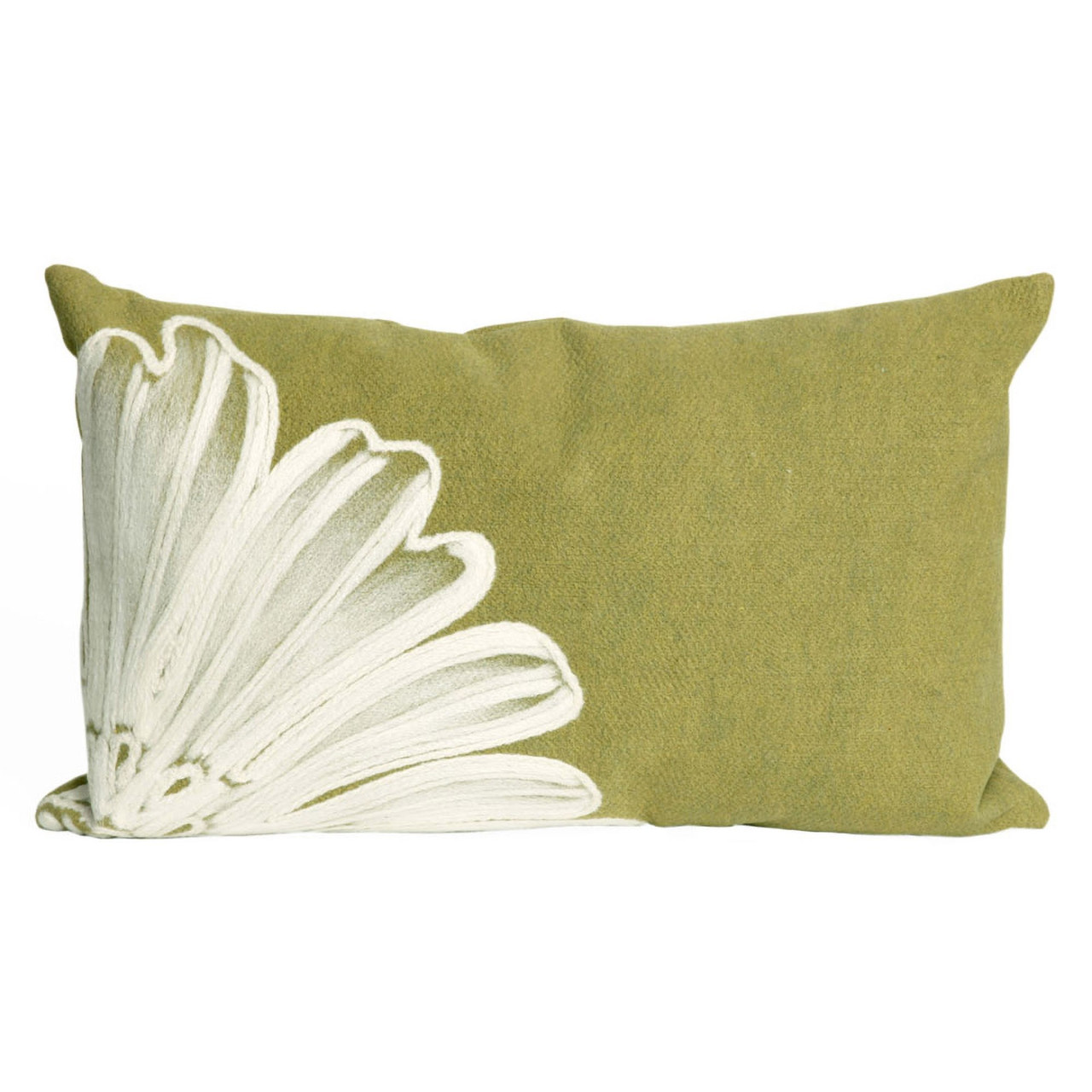 Visions Antique Medallion Indoor/Outdoor Throw Pillows Green 2 Sizes Avail
