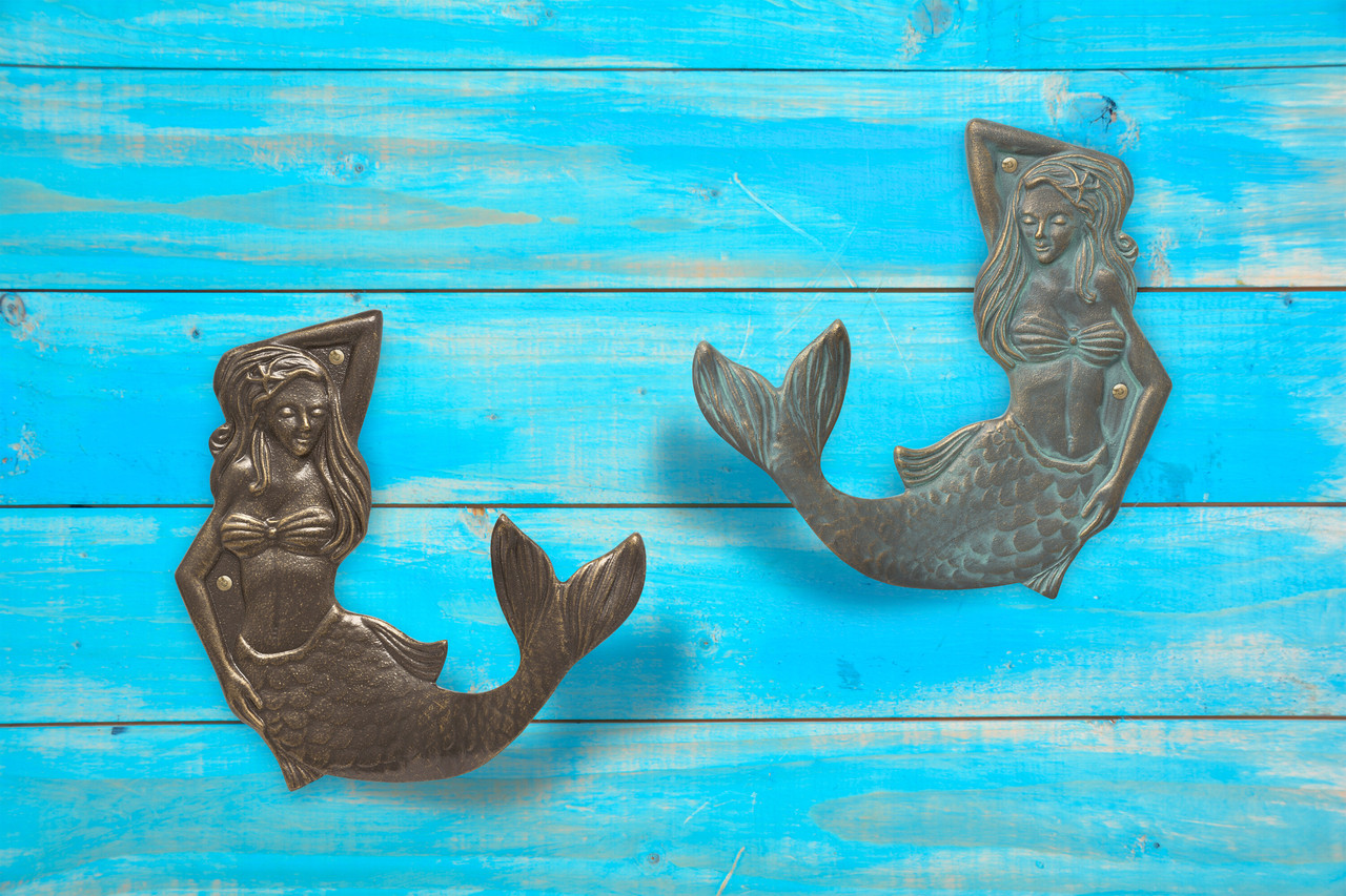 Mermaid Home Decor Towel Hooks - Extra Large  11.5"