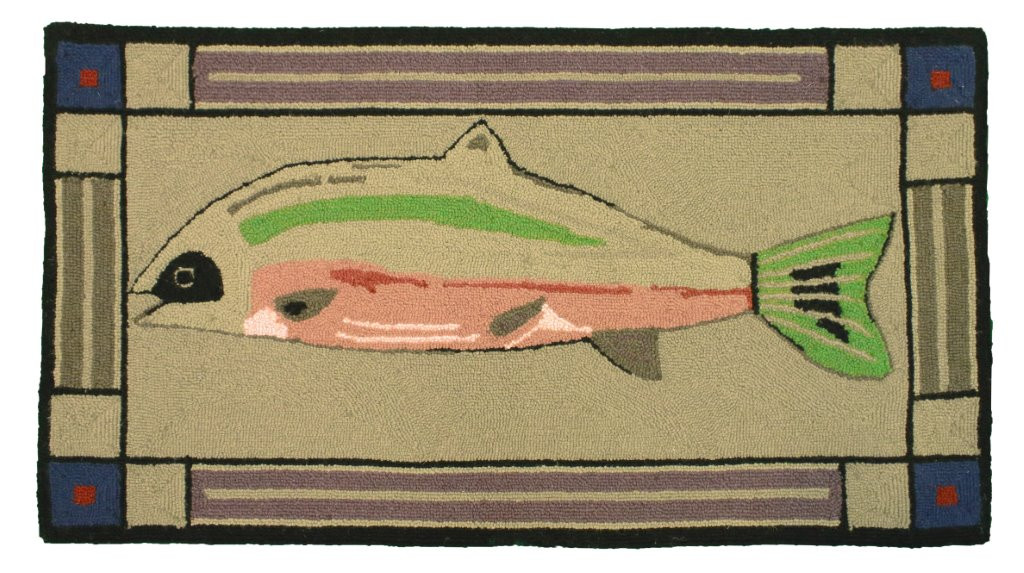 Fish Hand Tufted Wool Rug