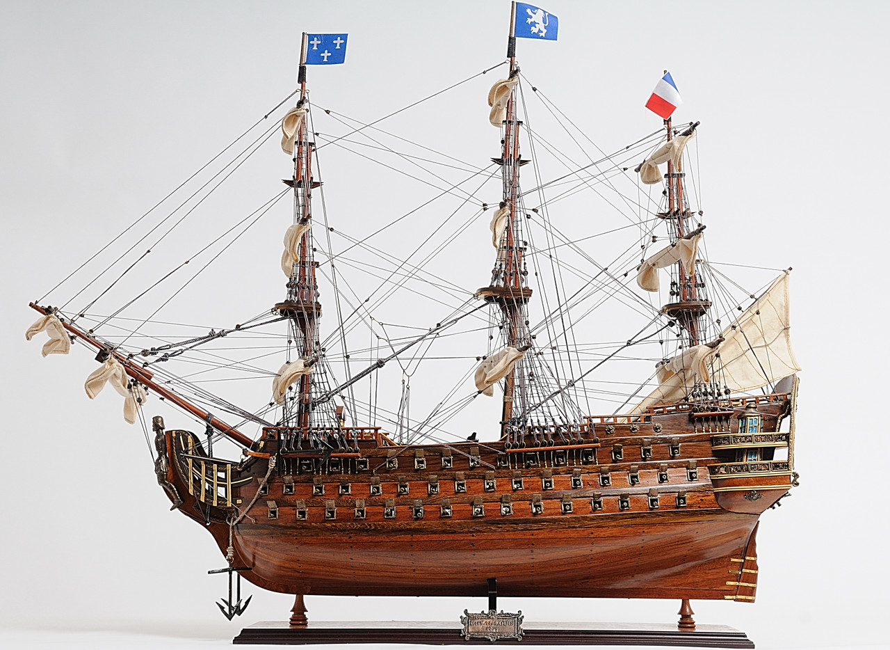 Royal Louis Model Ship - 36" Exclusive Edition - Optional Personalized Plaque 