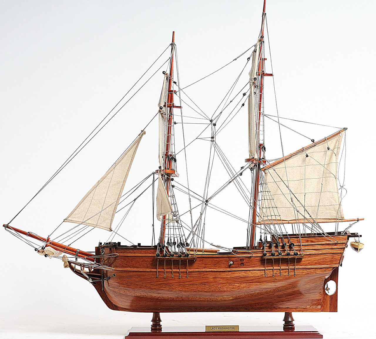Lady Washington Model Ship - 26" - Optional Personalized Plaque