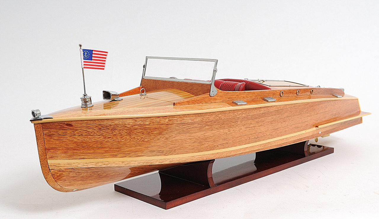 Chris Craft Runabout with Optional Personalized Plaque