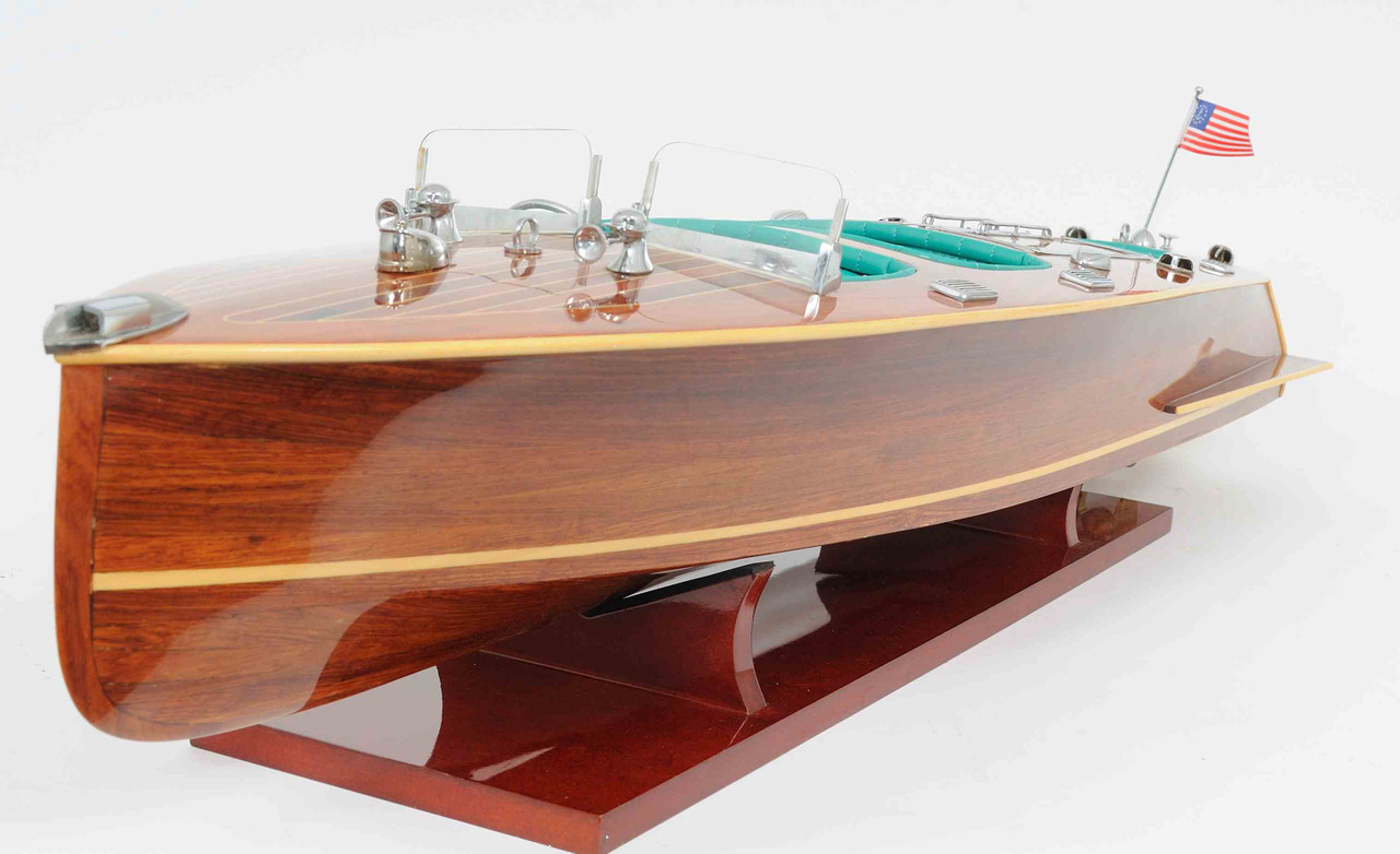 Chris Craft Triple Cockpit with Optional Personalized Plaque