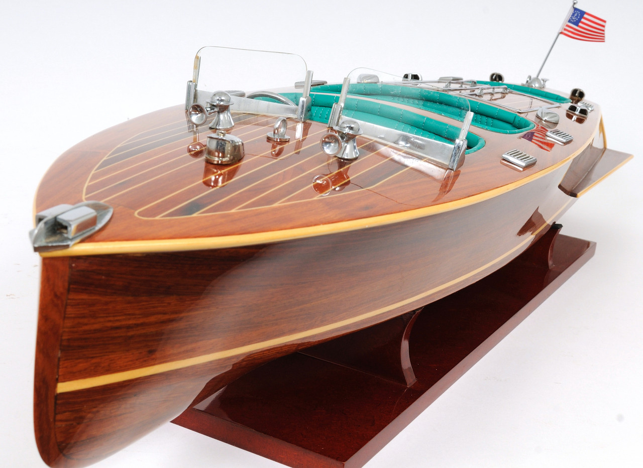 Chris Craft Triple Cockpit with Optional Personalized Plaque