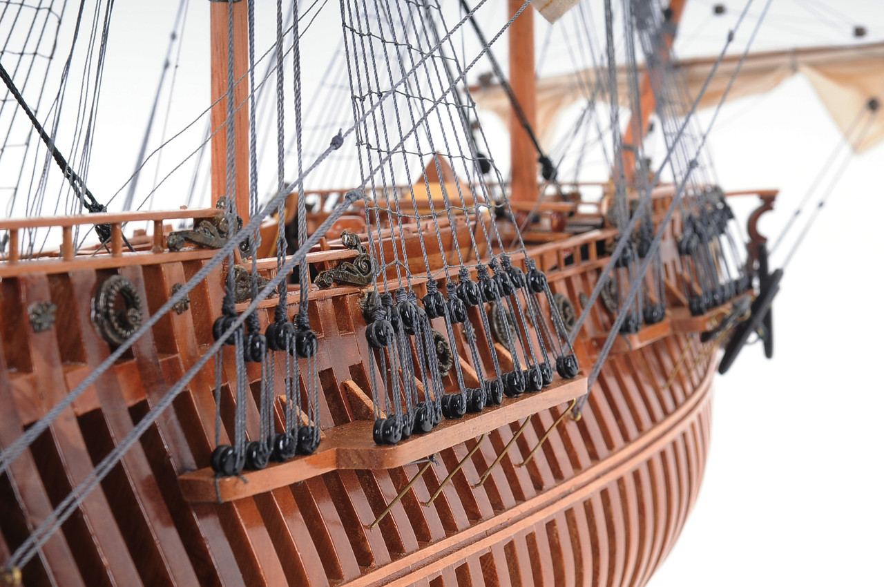 San Felipe Open Hull Model Ship - 29.5"