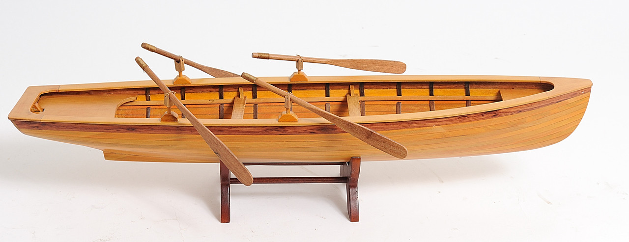 Indian Girl Canoe with Optional Personalized Plaque