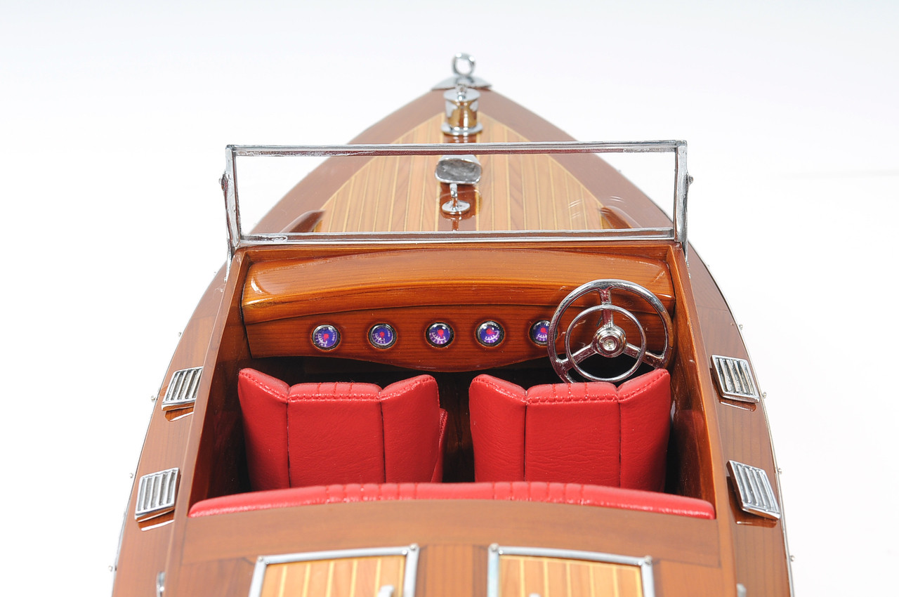 Chris Craft Runabout -  Mid Size - with Optional Personalized Plaque