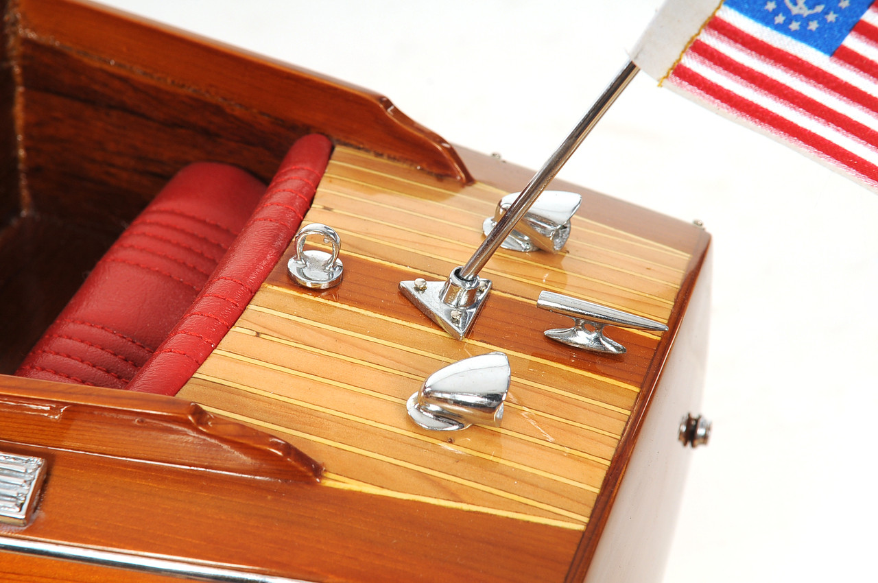 Chris Craft Runabout -  Mid Size - with Optional Personalized Plaque