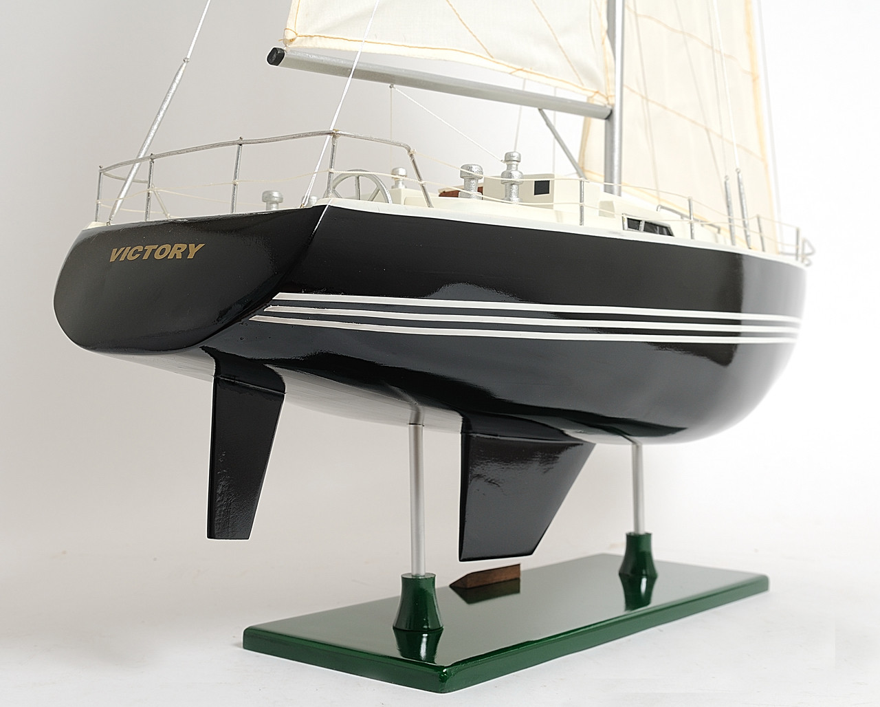 Victory Yacht Painted  with Optional Personalized Plaque