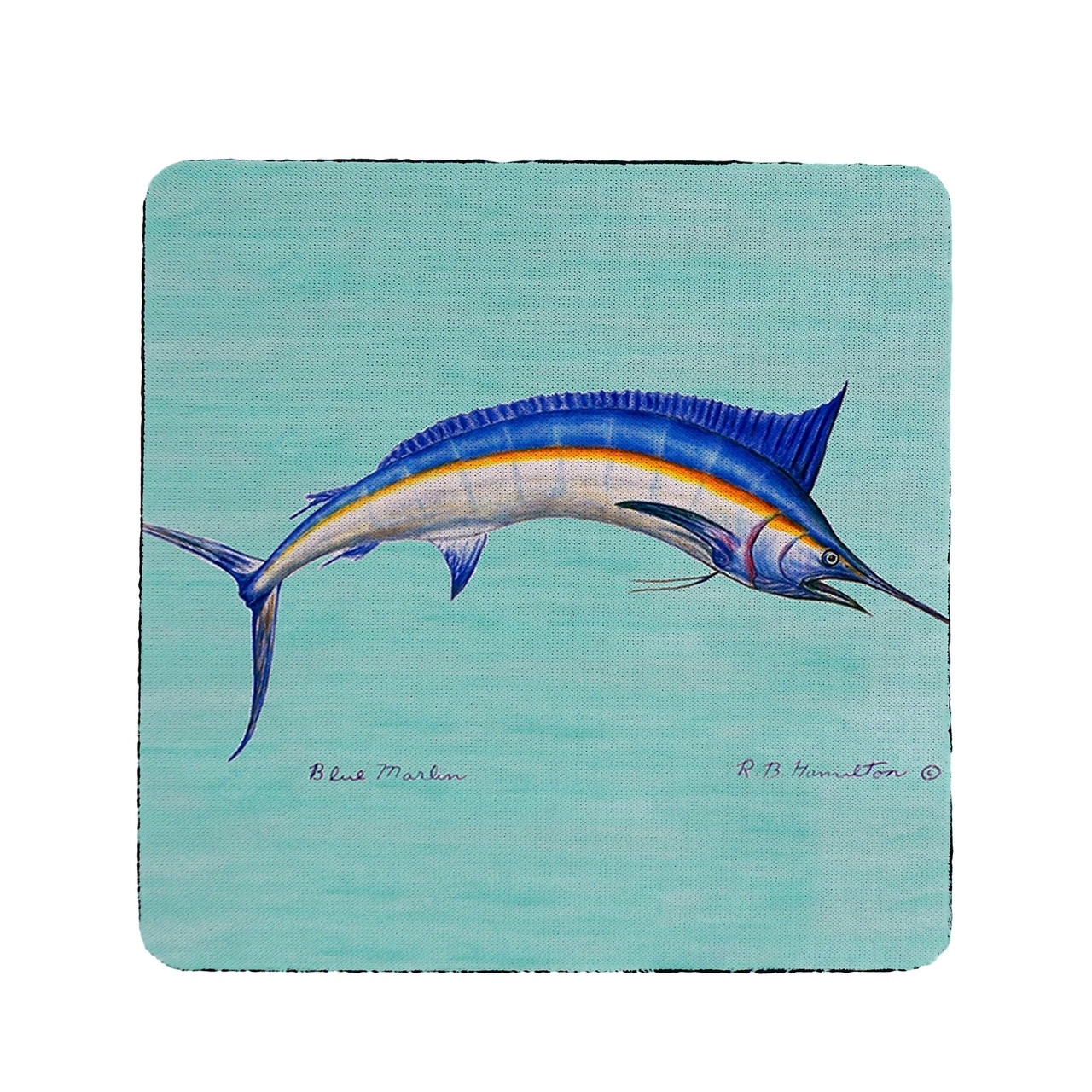 Blue Marlin Coasters - Set of 4