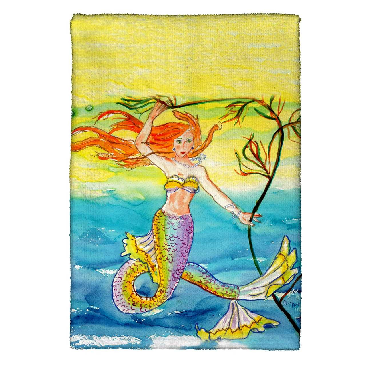 Betsy's Mermaid Kitchen Towels - Set of 4