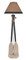2-Paddles with Rope Floor Lamp - Navy