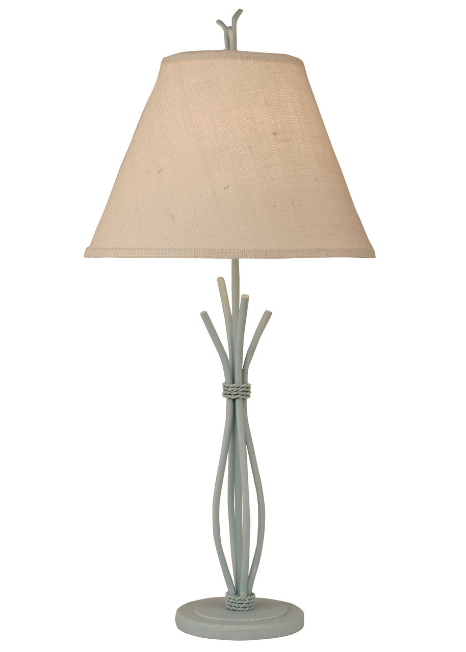 Weathered Atlantic Grey Table Lamp