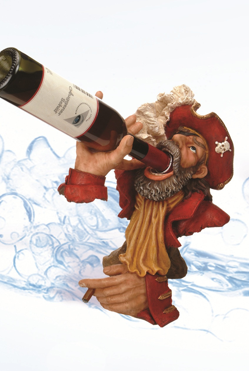 Red Coat Pirate Bottle Holder