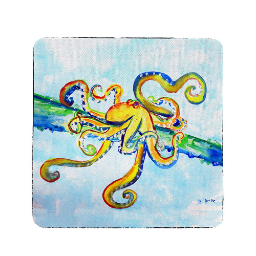 Crazy Octopus Coasters - Set of 4