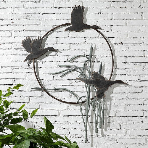 Duck Trio Garden Wall Hanging