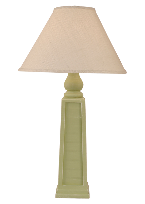 Weathered Seagrass Pyramid Table Lamp