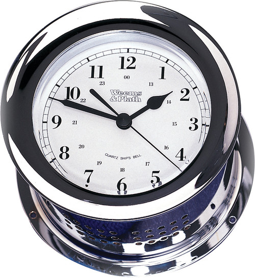 Chrome Plated Atlantis Quartz Clock (220500)