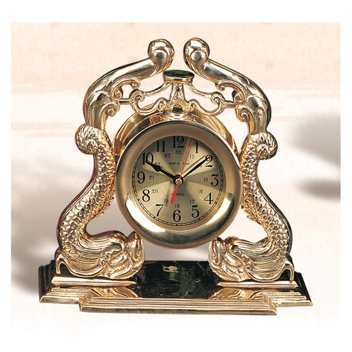 Brass Dragon Clock - 12.5"