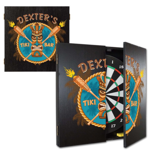 Personalized Dart Board - Tiki Bar
