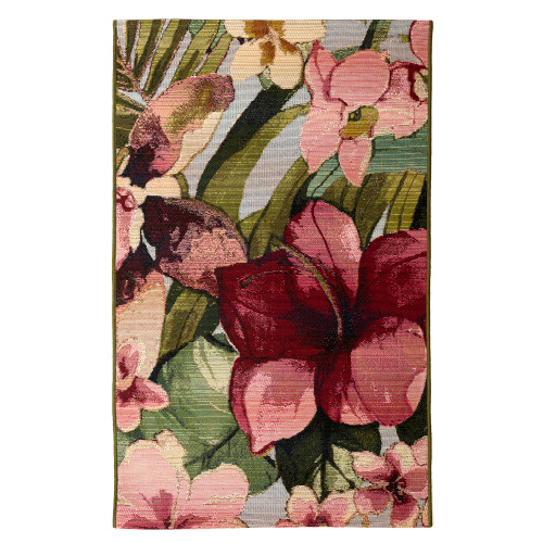 Marina Tropical Floral Indoor/Outdoor Rug - 10 Sizes