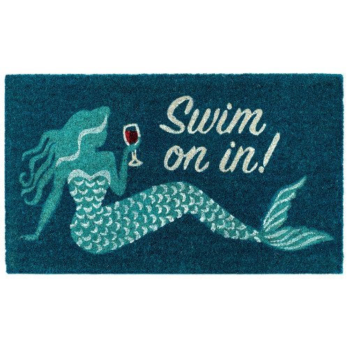 Natura "Swim on In" Mermaid Indoor/Outdoor Rug  - 2 Sizes