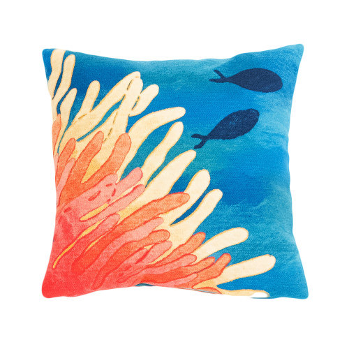 Visions Reef & Fish Indoor/Outdoor Throw Pillow - Square