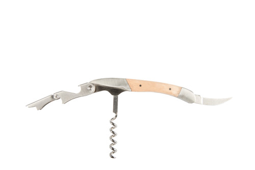 Classic Double Pull Corkscrew Wine Opener – Choose Your Design – Optional Custom Engraving - Blank - Open