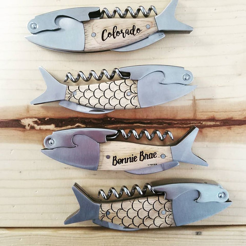 Large Coastal Pocket Knife – Choose Your Design – Optional Custom Engraving