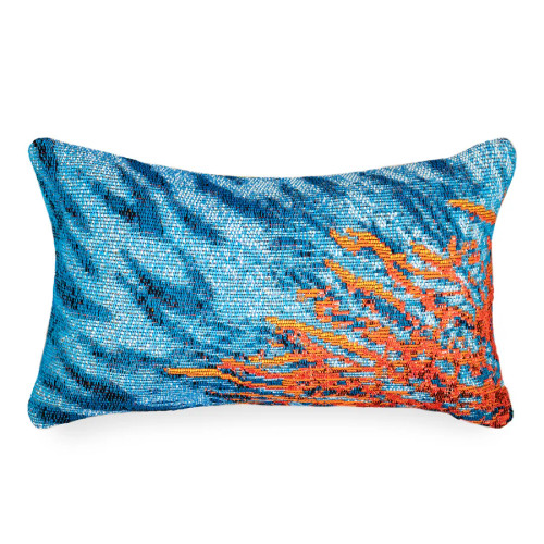 Marina Ocean Coral Indoor/Outdoor Throw Pillows