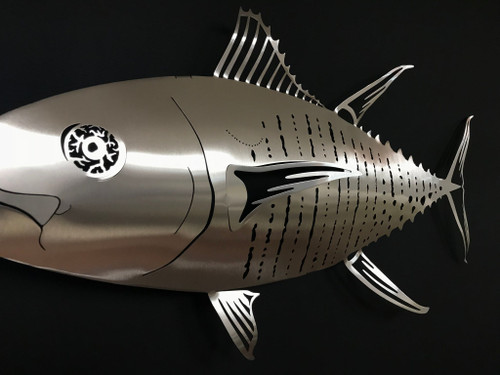 Tuna Stainless Steel Wall Decor - 36"