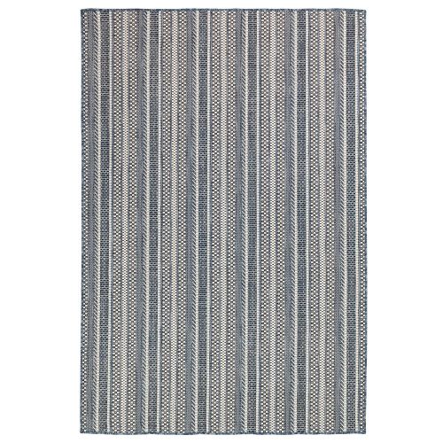 Carmel Rope Stripe Indoor/Outdoor Rug - Navy - 7 Sizes 