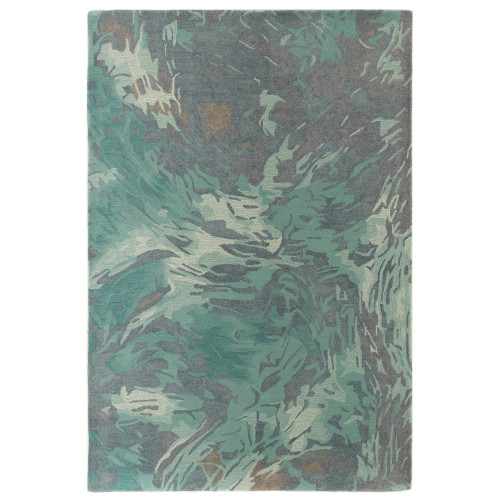  Corsica Storm Indoor Rug - Aqua - 5 Sizes 