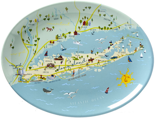 Long Island Melamine Platter