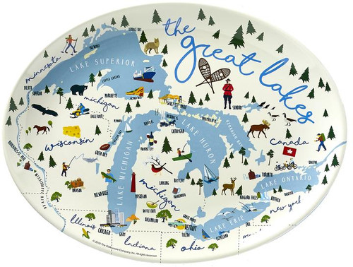 Great Lakes Melamine Platter