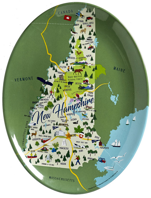 New Hampshire Melamine Platter