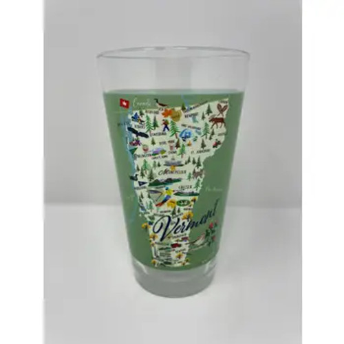 Pint Glass - Vermont - Set of 2