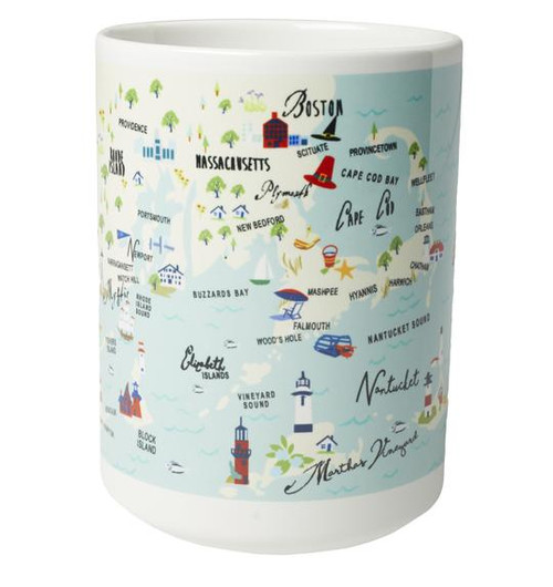 Ceramic Mug - Northern Shores - Set of 4