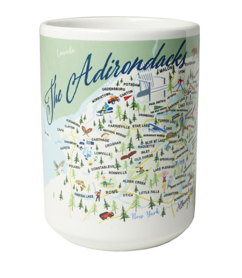 Ceramic Mug - The Adirondacks - Set of 4