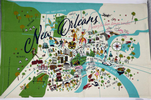Kitchen Towel - New Orleans - Set of 4