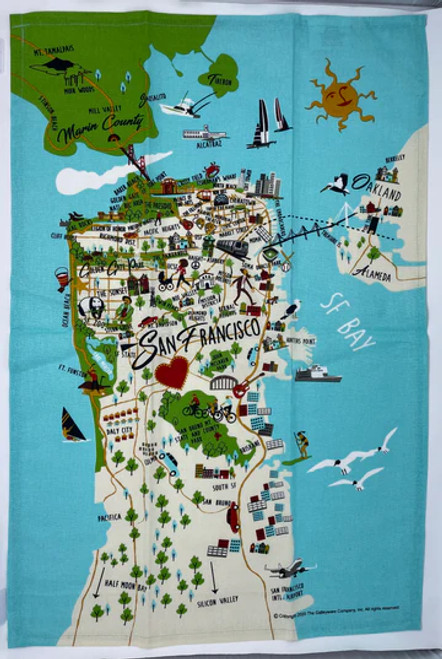 Kitchen Towel - San Francisco - Set of 4