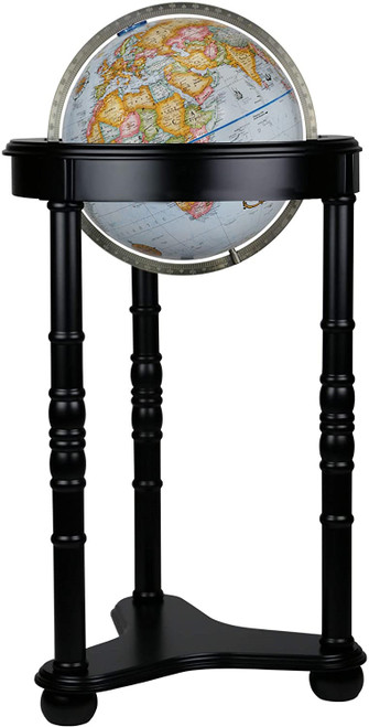 Replogle Lancaster 12" Bronze Metallic Globe - Black Stand