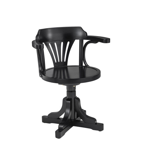 Purser's Desk Chair, Black