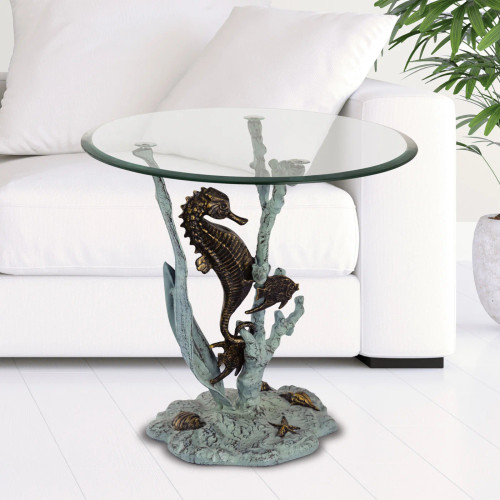 Nautical End Tables - Seahorse