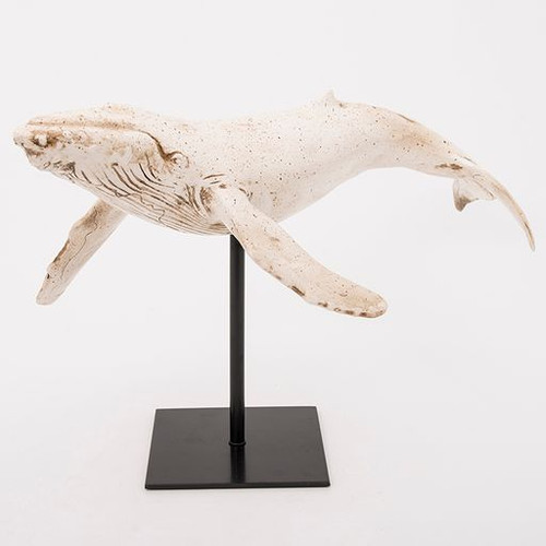 Humpback Whale with Metal Stand- 14.25"