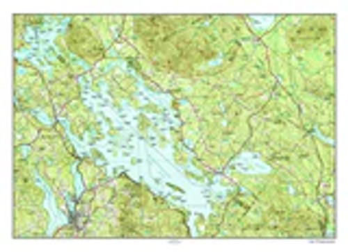 Lake Winnipesaukee Topo Chart - Board of Travel