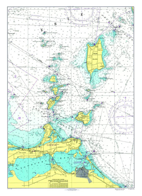West End of Lake Erie Chart - Board of Travel