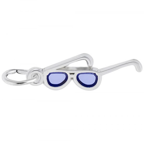 Sunglasses Silver Charm - Sterling Silver and 14k White Gold