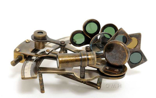 Nautical Sextant in Rosewood Box